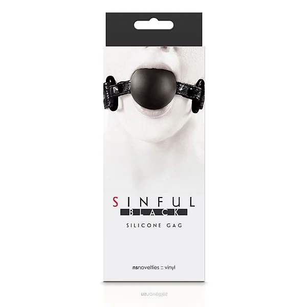 Soft Silicone Gag - Zwart van het merk Sinful - Ball Gags - online kopen bij Masculum.nl. De discrete online seks-toys en erotisch heren ondergoed winkel voor gay & hetero mannen.