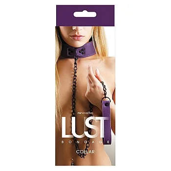 Lust Bondage Collar - Paars