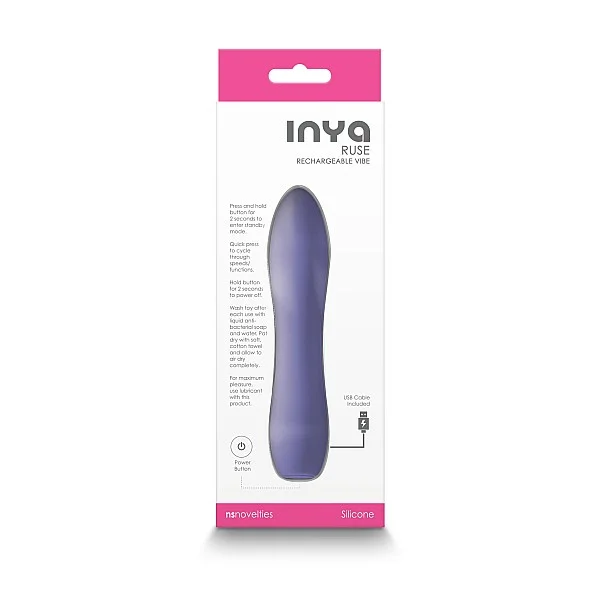 INYA Ruse - Paars van het merk Inya - Klassieke Vibrators - online bestellen bij Masculum.nl. De discrete online seks-toys en erotisch heren ondergoed winkel voor gay & hetero mannen.