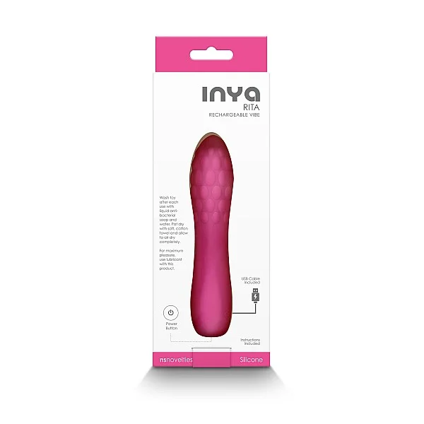INYA Rita - Roze van het merk Inya - Klassieke Vibrators - online bestellen bij Masculum.nl. De discrete online seks-toys en erotisch heren ondergoed winkel voor gay & hetero mannen.