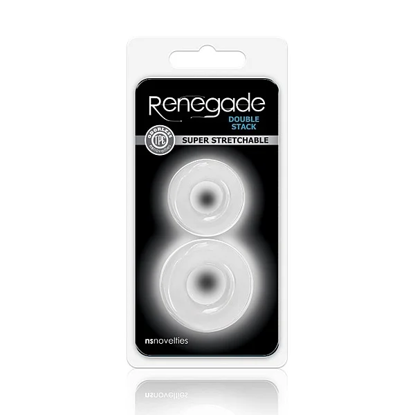 Renegade Double Stack - Transparant van het merk Renegade - Cockringen - online bestellen bij Masculum.nl. De discrete online seks-toys en erotisch heren ondergoed winkel voor gay & hetero mannen.