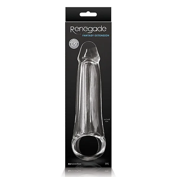 Renegade Fantasy Extension M - Transparant van het merk Renegade - Penis Sleeves - online bestellen bij Masculum.nl. De discrete online seks-toys en erotisch heren ondergoed winkel voor gay & hetero mannen.