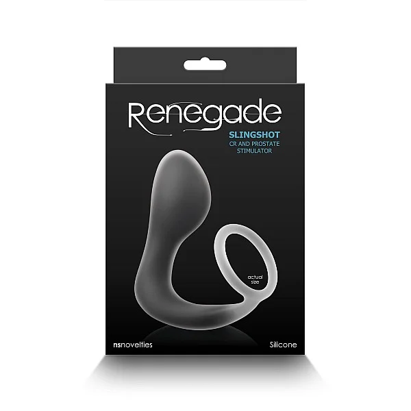 Renegade Slingshot - Zwart van het merk Renegade - Anaal Dildo's - online bestellen bij Masculum.nl. De discrete online seks-toys en erotisch heren ondergoed winkel voor gay & hetero mannen.