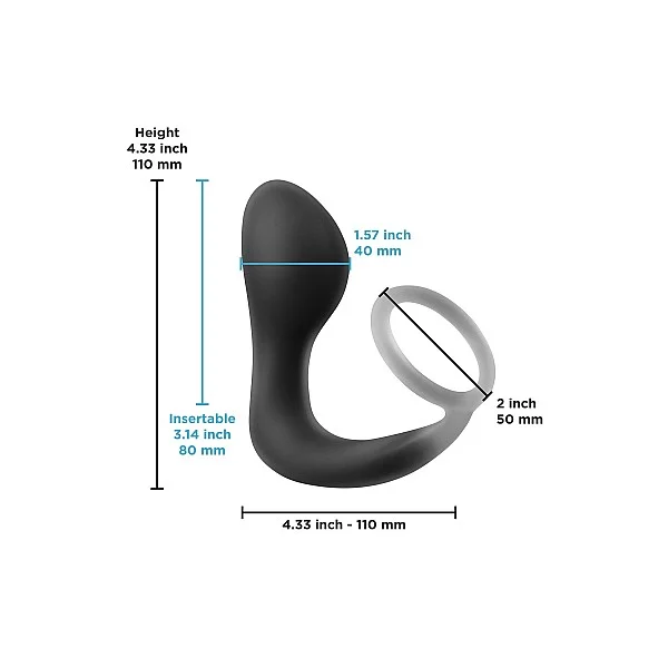 Renegade Slingshot - Zwart van het merk Renegade - Anaal Dildo's - online bestellen bij Masculum.nl. De discrete online seks-toys en erotisch heren ondergoed winkel voor gay & hetero mannen.