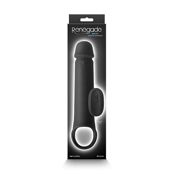 Renegade Brute - Zwart van het merk Renegade - Penis Sleeves - online bestellen bij Masculum.nl. De discrete online seks-toys en erotisch heren ondergoed winkel voor gay & hetero mannen.