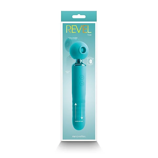Revel Fae - Blauw van het merk Revel - Wand Massagers - online kopen bij Masculum.nl. De discrete online seks-toys en erotisch heren ondergoed winkel voor gay & hetero mannen.