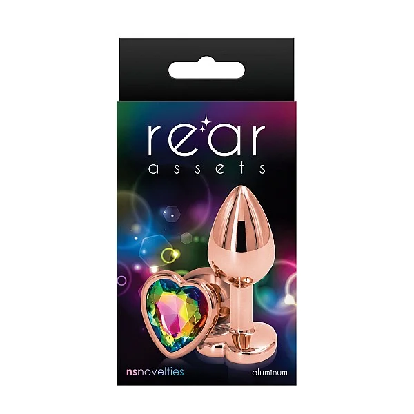 Rear Assets Rose Gold Heart S - Meerkleurig van het merk Rear Assets - Buttplugs - online bestellen bij Masculum.nl. De discrete online seks-toys en erotisch heren ondergoed winkel voor gay & hetero mannen.