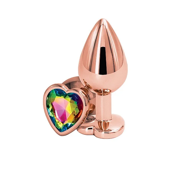 Rear Assets Rose Gold Heart M - Meerkleurig van het merk Rear Assets - Buttplugs - online bestellen bij Masculum.nl. De discrete online seks-toys en erotisch heren ondergoed winkel voor gay & hetero mannen.
