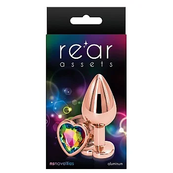 Rear Assets Rose Gold Heart M - Meerkleurig