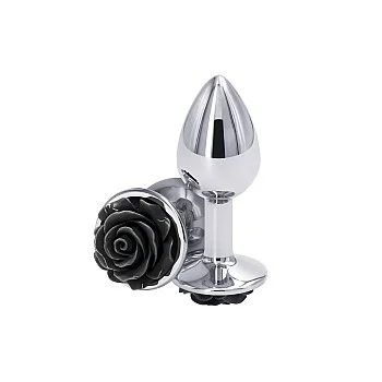 Rose Buttplug Small - Zwart