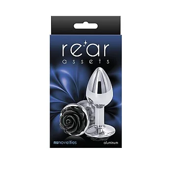 Rose Buttplug Small - Zwart