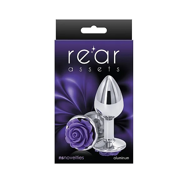 Rose Buttplug Small - Paars van het merk Rear Assets - Buttplugs - online bestellen bij Masculum.nl. De discrete online seks-toys en erotisch heren ondergoed winkel voor gay & hetero mannen.