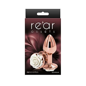 Rose Buttplug Small - Wit