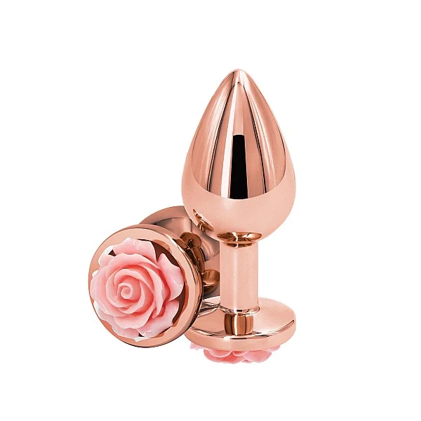 Rose Buttplug Medium - Roze van het merk Rear Assets - Buttplugs - online bestellen bij Masculum.nl. De discrete online seks-toys en erotisch heren ondergoed winkel voor gay & hetero mannen.