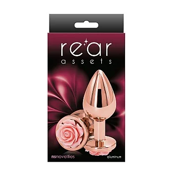 Rose Buttplug Medium - Roze