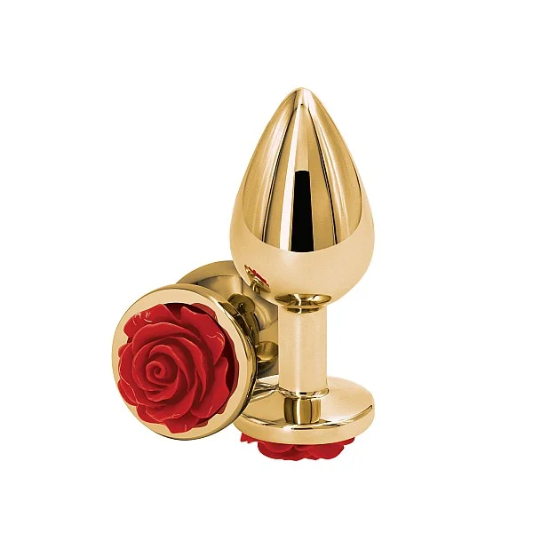 Rose Buttplug Medium - Rood van het merk Rear Assets - Buttplugs - online bestellen bij Masculum.nl. De discrete online seks-toys en erotisch heren ondergoed winkel voor gay & hetero mannen.