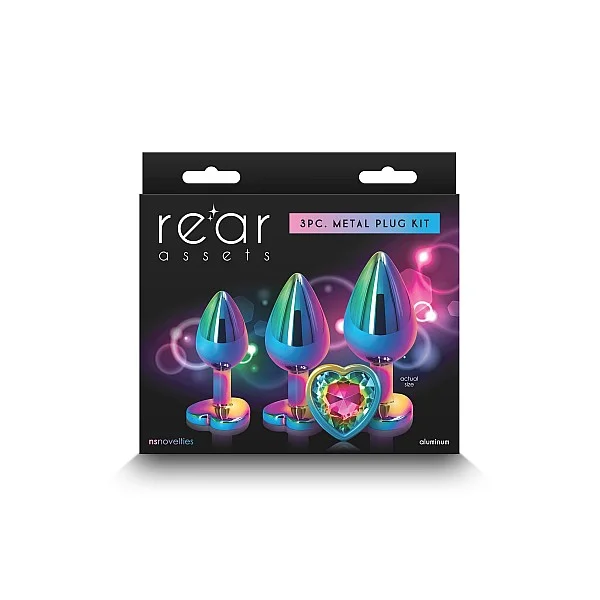 Rear Assets Trainer Kit Heart - Meerkleurig van het merk Rear Assets - Buttplugs - online kopen bij Masculum.nl. De discrete online seks-toys en erotisch heren ondergoed winkel voor gay & hetero mannen.