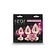 Rear Assets Trainer Kit Heart - Roze van het merk Rear Assets - Buttplugs - online kopen bij Masculum.nl. De discrete online seks-toys en erotisch heren ondergoed winkel voor gay & hetero mannen.