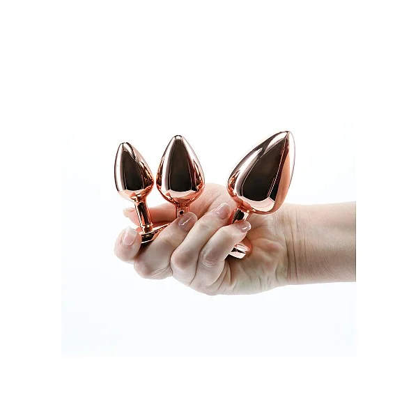 Rear Assets Trainer Kit Heart - Roze van het merk Rear Assets - Buttplugs - online kopen bij Masculum.nl. De discrete online seks-toys en erotisch heren ondergoed winkel voor gay & hetero mannen.