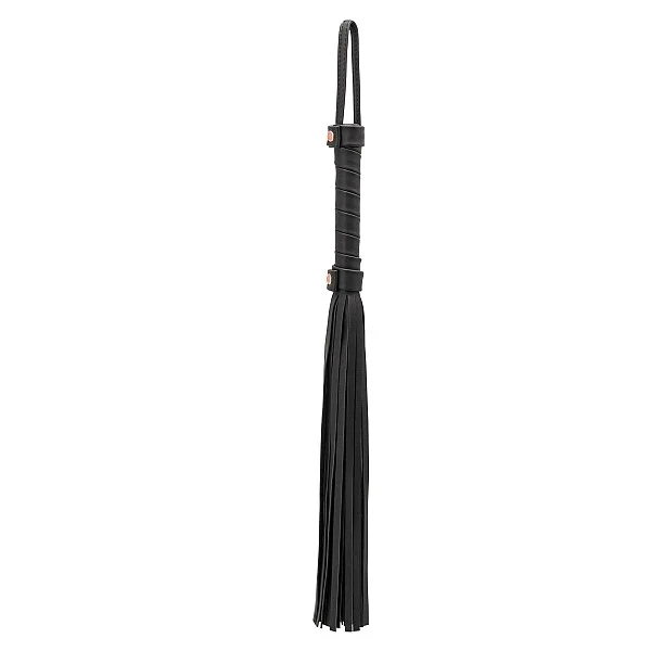 Bondage Couture Flogger - Zwart van het merk Bondage Couture - Paddles - online bestellen bij Masculum.nl. De discrete online seks-toys en erotisch heren ondergoed winkel voor gay & hetero mannen.
