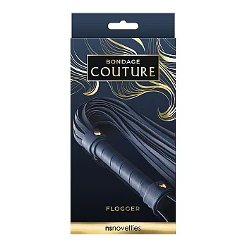 Bondage Couture Flogger - Blauw