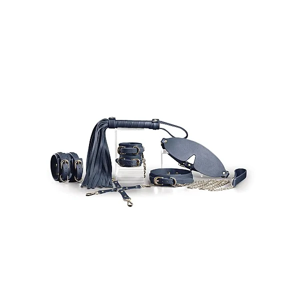 Bondage Couture 6 Piece Kit - Blauw van het merk Bondage Couture - Bondage Sets - online kopen bij Masculum.nl. De discrete online seks-toys en erotisch heren ondergoed winkel voor gay & hetero mannen.