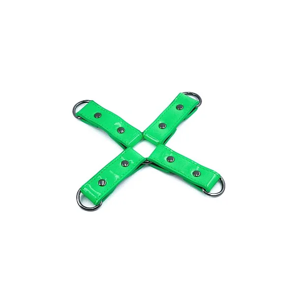 Electra Hog Tie - Groen van het merk Electra - Bondage Sets - online bestellen bij Masculum.nl. De discrete online seks-toys en erotisch heren ondergoed winkel voor gay & hetero mannen.