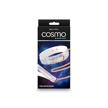 Cosmo Bondage Collar & Leash - Meerkleurig
