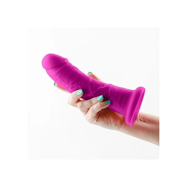 Dual Density Dildo Wide 7 Inch - Paars van het merk Colours - Dildo's - online bestellen bij Masculum.nl. De discrete online seks-toys en erotisch heren ondergoed winkel voor gay & hetero mannen.