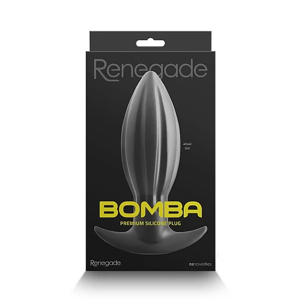 Renegade Bomba Large - Zwart van het merk Renegade - Buttplugs - online bestellen bij Masculum.nl. De discrete online seks-toys en erotisch heren ondergoed winkel voor gay & hetero mannen.