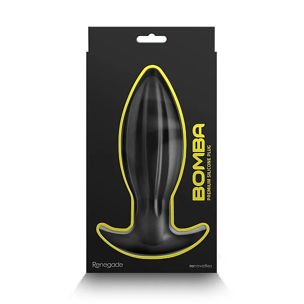 Renegade Bomba Large - Zwart van het merk Renegade - Buttplugs - online bestellen bij Masculum.nl. De discrete online seks-toys en erotisch heren ondergoed winkel voor gay & hetero mannen.