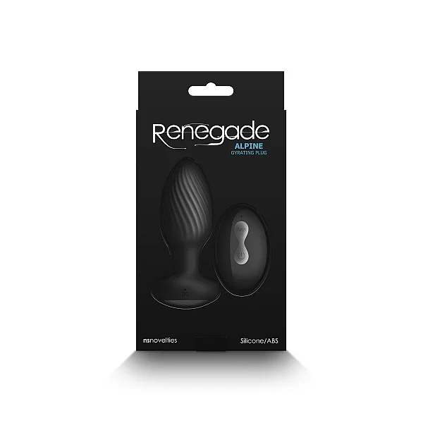 Renegade Alpine - Zwart van het merk Renegade - Buttplugs - online kopen bij Masculum.nl. De discrete online seks-toys en erotisch heren ondergoed winkel voor gay & hetero mannen.