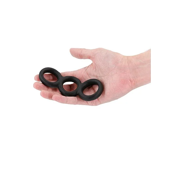 Renegade Threefold - Zwart van het merk Renegade - Cockringen - online kopen bij Masculum.nl. De discrete online seks-toys en erotisch heren ondergoed winkel voor gay & hetero mannen.