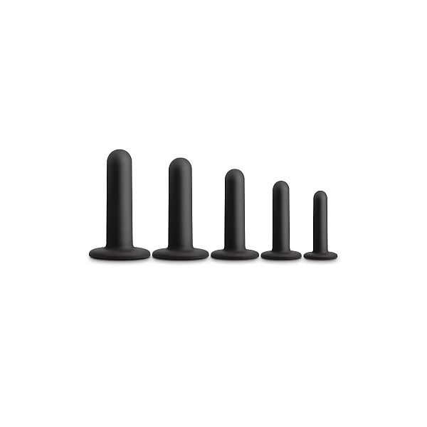 Renegade - Dilator Kit 5-stuks - Zwart van het merk Renegade - Buttplugs - online kopen bij Masculum.nl. De discrete online seks-toys en erotisch heren ondergoed winkel voor gay & hetero mannen.
