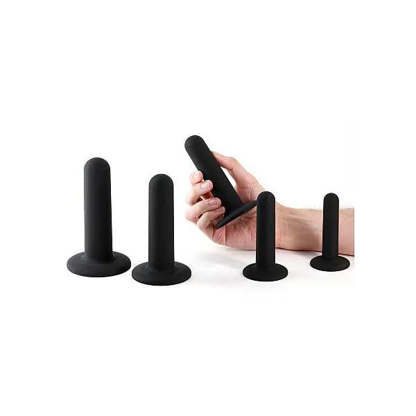 Renegade - Dilator Kit 5-stuks - Zwart van het merk Renegade - Buttplugs - online kopen bij Masculum.nl. De discrete online seks-toys en erotisch heren ondergoed winkel voor gay & hetero mannen.