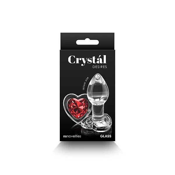Crystal Desires Red Heart S - Rood van het merk Crystal - Buttplugs - online kopen bij Masculum.nl. De discrete online seks-toys en erotisch heren ondergoed winkel voor gay & hetero mannen.