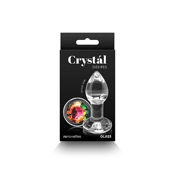 Crystal Desires Rainbow Gem S - Meerkleurig van het merk Crystal - Buttplugs - online kopen bij Masculum.nl. De discrete online seks-toys en erotisch heren ondergoed winkel voor gay & hetero mannen.