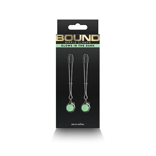Nipple Clamps G1 - Zwart van het merk Bound - Tepelklemmen - online bestellen bij Masculum.nl. De discrete online seks-toys en erotisch heren ondergoed winkel voor gay & hetero mannen.