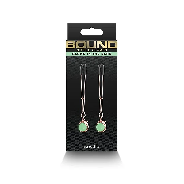 Nipple Clamps G1 - Goud van het merk Bound - Tepelklemmen - online kopen bij Masculum.nl. De discrete online seks-toys en erotisch heren ondergoed winkel voor gay & hetero mannen.
