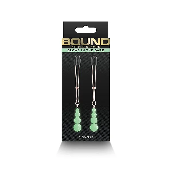 Nipple Clamps G2 - Goud van het merk Bound - Tepelklemmen - online kopen bij Masculum.nl. De discrete online seks-toys en erotisch heren ondergoed winkel voor gay & hetero mannen.