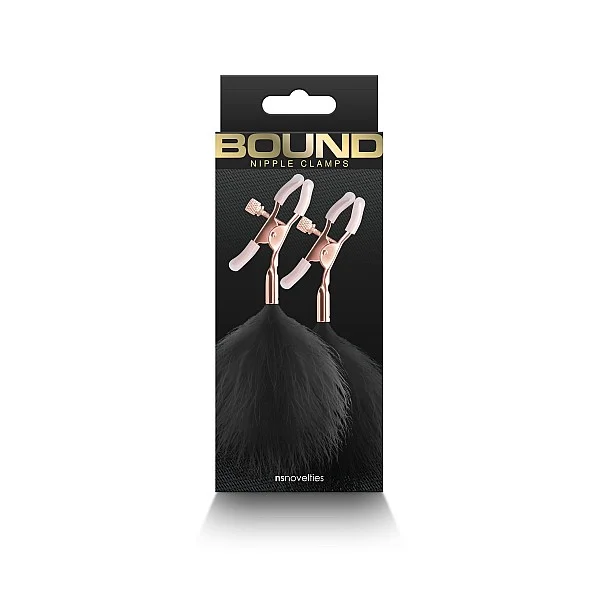 Nipple Clamps F1 - Zwart van het merk Bound - Tepelklemmen - online bestellen bij Masculum.nl. De discrete online seks-toys en erotisch heren ondergoed winkel voor gay & hetero mannen.