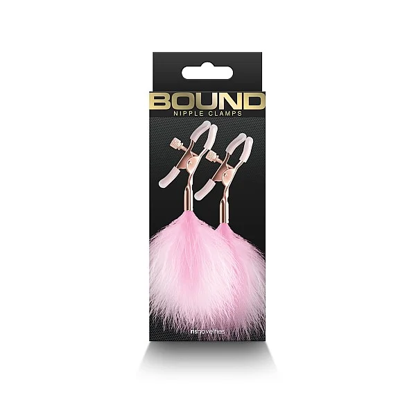 Nipple Clamps F1 - Roze van het merk Bound - Tepelklemmen - online bestellen bij Masculum.nl. De discrete online seks-toys en erotisch heren ondergoed winkel voor gay & hetero mannen.