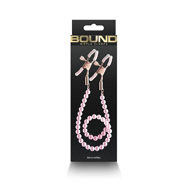 Nipple Clamps DC1 - Roze van het merk Bound - Tepelklemmen - online bestellen bij Masculum.nl. De discrete online seks-toys en erotisch heren ondergoed winkel voor gay & hetero mannen.