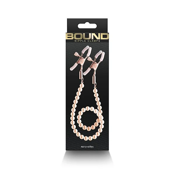 Nipple Clamps DC1 - Rose Gold van het merk Bound - Tepelklemmen - online kopen bij Masculum.nl. De discrete online seks-toys en erotisch heren ondergoed winkel voor gay & hetero mannen.