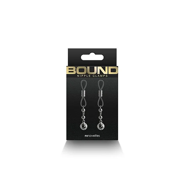 Nipple Clamps D1 - Zwart van het merk Bound - Tepelklemmen - online kopen bij Masculum.nl. De discrete online seks-toys en erotisch heren ondergoed winkel voor gay & hetero mannen.