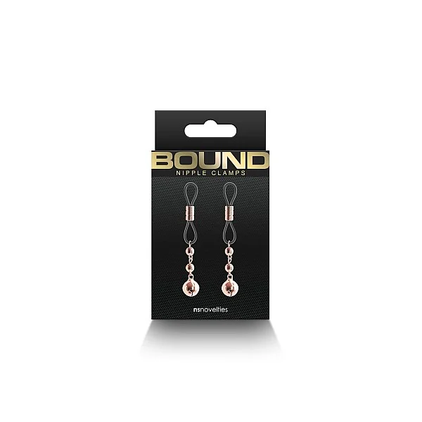 Nipple Clamps D1 - Rose Gold van het merk Bound - Tepelklemmen - online kopen bij Masculum.nl. De discrete online seks-toys en erotisch heren ondergoed winkel voor gay & hetero mannen.
