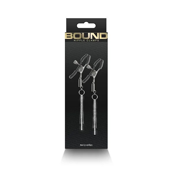 Nipple Clamps D3 - Zwart van het merk Bound - Tepelklemmen - online bestellen bij Masculum.nl. De discrete online seks-toys en erotisch heren ondergoed winkel voor gay & hetero mannen.