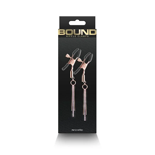 Nipple Clamps D3 - Rose Gold van het merk Bound - Tepelklemmen - online kopen bij Masculum.nl. De discrete online seks-toys en erotisch heren ondergoed winkel voor gay & hetero mannen.