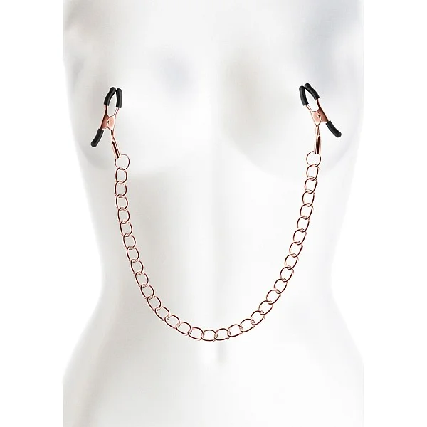 Nipple Clamps DC2 - Rose Gold van het merk Bound - Tepelklemmen - online bestellen bij Masculum.nl. De discrete online seks-toys en erotisch heren ondergoed winkel voor gay & hetero mannen.