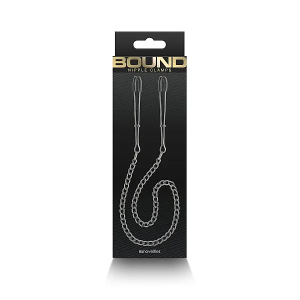 Nipple Clamps DC3 - Zwart van het merk Bound - Tepelklemmen - online kopen bij Masculum.nl. De discrete online seks-toys en erotisch heren ondergoed winkel voor gay & hetero mannen.